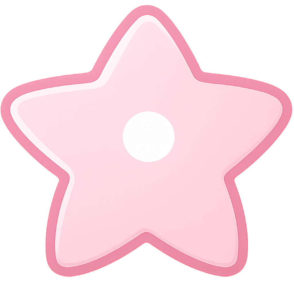 <p>💖 Cute Star Design</p>