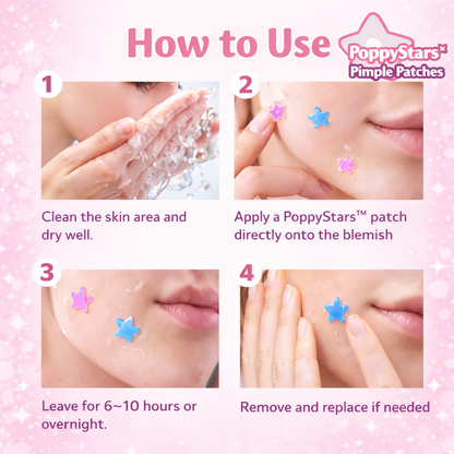 PoppyStars™ Pimple Patches
